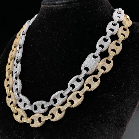 gucci link chain 18k|gucci chain price.